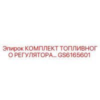 GS6165601 КОМПЛЕКТ ТОПЛИВНОГО РЕГУЛЯТОРА Epiroc