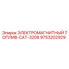 9753202929 ЭЛЕКТРОМАГНИТНЫЙ ТОПЛИВ-CAT-3208 Epiroc