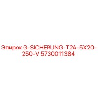 5730011384 G-SICHERUNG-T2A-5X20-250-V Epiroc