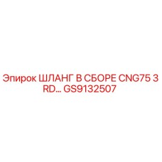 GS9132507 Шланг в сборе CNG75 3RD Epiroc