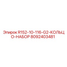 8092403481 R152-10-116-G2-КОЛЬЦО-НАБОР Epiroc