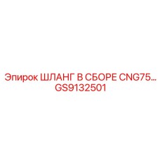 GS9132501 ШЛАНГ В СБОРЕ CNG75... Epiroc