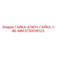 5730016123 ГАЙКА-КЛЮЧ-ГАЙКА-1-46-ММ Epiroc