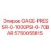 5750055815 GAGE-PRESSR-0-1000PSI-0-70BAR Epiroc