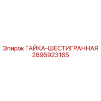 2695923165 ГАЙКА-ШЕСТИГРАННАЯ Epiroc