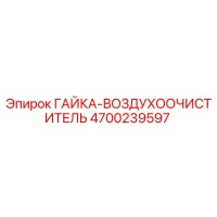 4700239597 ГАЙКА-ВОЗДУХООЧИСТИТЕЛЬ Epiroc