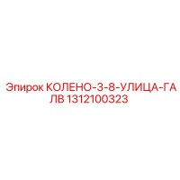 1312100323 КОЛЕНО-3-8-УЛИЦА-ГАЛВ Epiroc