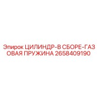 2658409190 ЦИЛИНДР-В СБОРЕ-ГАЗОВАЯ ПРУЖИНА Epiroc
