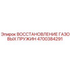 4700384291 ВОССТАНОВЛЕНИЕ ГАЗОВЫХ ПРУЖИН Epiroc