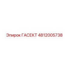 4812005738 ГАСЕКТ Epiroc