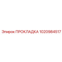 1020984517 ПРОКЛАДКА Эпирок
