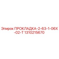 1310215670 ПРОКЛАДКА-2-63-1-06Х-02-Т Epiroc