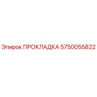 5750055822 ПРОКЛАДКА Epiroc