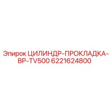 Уплотнение цилиндра BP-TV500 артикул 6221624800 производитель Epiroc