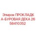 Оригинальная прокладка 2658410352 для буровых станков Epiroc