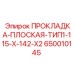 650010145 ПРОКЛАДКА-ПЛОСКАЯ-ТИП1-115-X-142-X2 Эпирок
