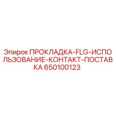 650100123 ПРОКЛАДКА-FLG-ИСПОЛЬЗОВАНИЕ-КОНТАКТ-ПОСТАВКА Epiroc