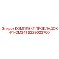 6229023700 КОМПЛЕКТ ПРОКЛАДОК-F1-OM241 Epiroc