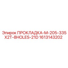 1613143202 ПРОКЛАДКА-M-205-335X2T-8HOLES-21D Epiroc