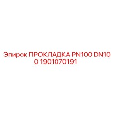 1901070191 ПРОКЛАДКА PN100 DN100 Epiroc
