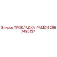 2657495137 ПРОКЛАДКА-РАМСИ Epiroc