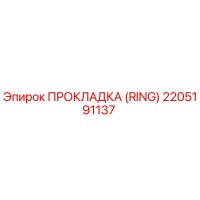 2205191137 ПРОКЛАДКА (RING) Epiroc