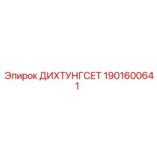 1901600641 ДИХТУНГСЕТ Epiroc