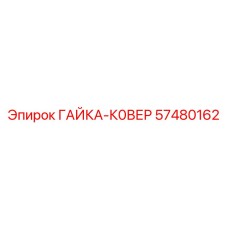 57480162 ГАЙКА-К0ВЕР Epiroc