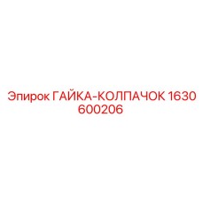 1630600206 ГАЙКА-КОЛПАЧОК Epiroc