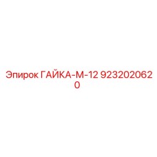 9232020620 ГАЙКА-М-12 Epiroc