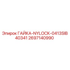 2697140990 ГАЙКА-NYLOCK-0413SIB40341 Epiroc
