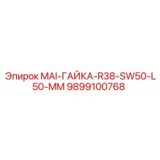 9899100768 MAI-ГАЙКА-R38-SW50-L50-MM Epiroc