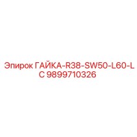 9899710326 ГАЙКА-R38-SW50-L60-LC Epiroc