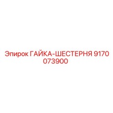 9170073900 ГАЙКА-ШЕСТЕРНЯ Epiroc