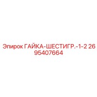 2695407664 ГАЙКА-ШЕСТИГР.-1-2 Epiroc