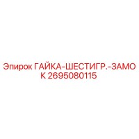 2695080115 ГАЙКА-ШЕСТИГР.-ЗАМОК Epiroc