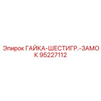 95227112 ГАЙКА-ШЕСТИГР.-ЗАМОК Epiroc