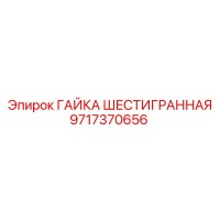 9717370656 ГАЙКА ШЕСТИГРАННАЯ Epiroc
