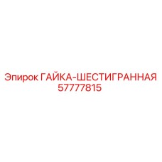 57777815 ГАЙКА-ШЕСТИГРАННАЯ Epiroc