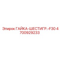 4700929233 ГАЙКА-ШЕСТИГР.-F30 Epiroc