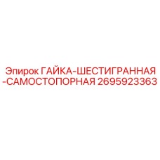 Гайка с нейлоновым стопором для буровых установок Epiroc