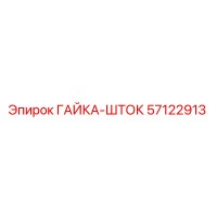57122913 ГАЙКА-ШТОК Epiroc