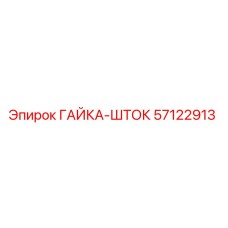 57122913 ГАЙКА-ШТОК Epiroc