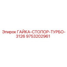 9753202961 ГАЙКА-СТОПОР-ТУРБО-3126 Epiroc