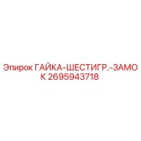 2695943718 ГАЙКА-ШЕСТИГР.-ЗАМОК Epiroc