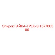 57700569 ГАЙКА-ТРЕК-SH | Epiroc