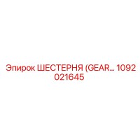 1092021645 ШЕСТЕРНЯ (GEAR) Epiroc