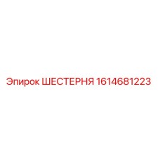 1614681223 ШЕСТЕРНЯ Epiroc