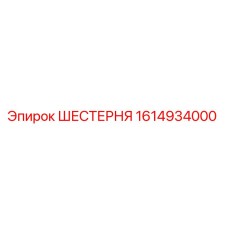 1614934000 ШЕСТЕРНЯ Epiroc