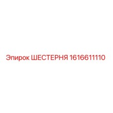 1616611110 ШЕСТЕРНЯ Epiroc